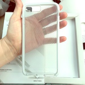 White/clear phone case